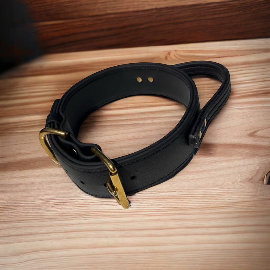 Working Dog Collar - Biothane Dog Collar with Handle