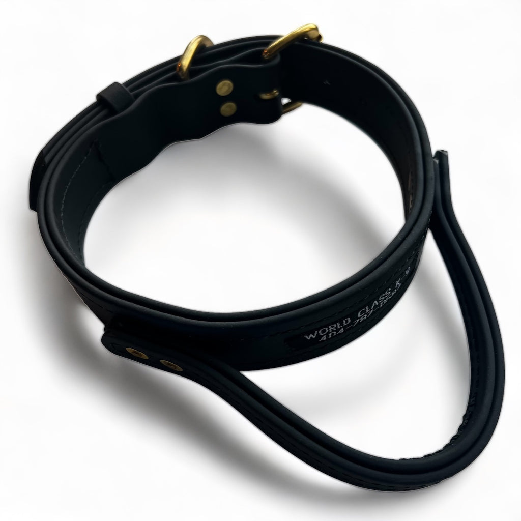Working Dog Collar - Biothane Dog Collar with Handle