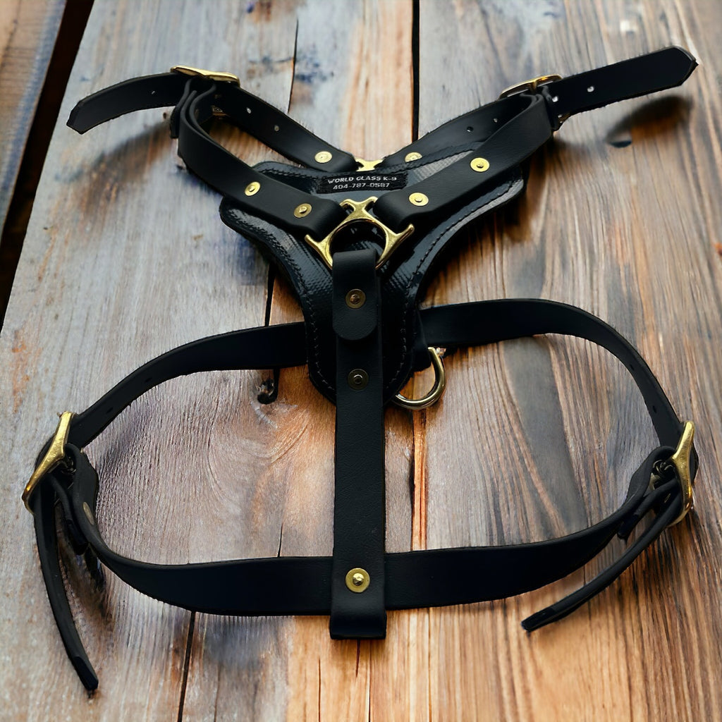 Working Dog Harness - Biothane Dog Harness (Medium/Large: 26" - 34" Girth Size)